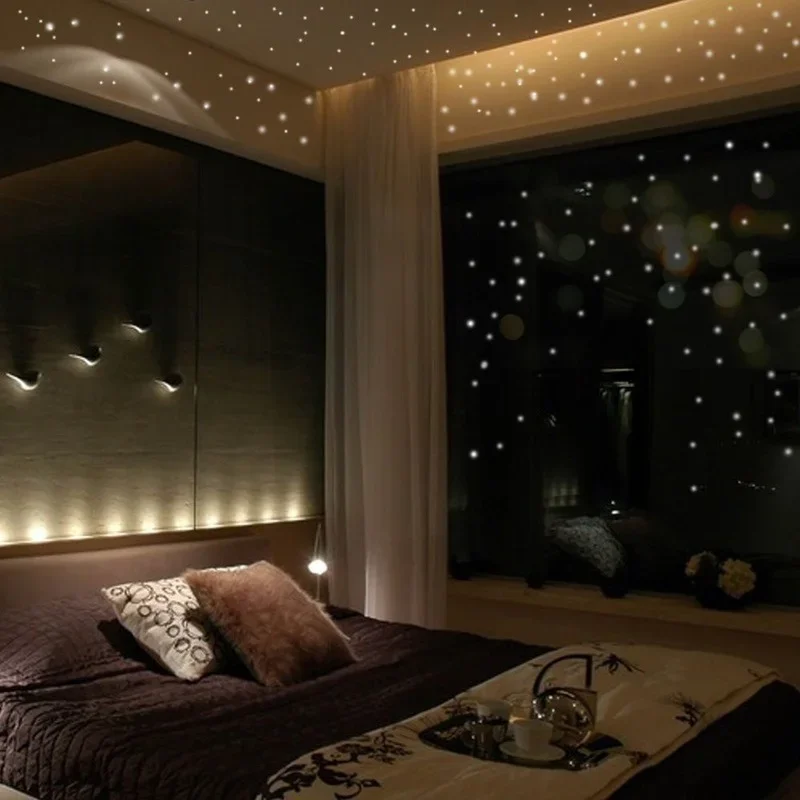 Glow In Dark Stars - Nowe 407 szt. Świecące w ciemności