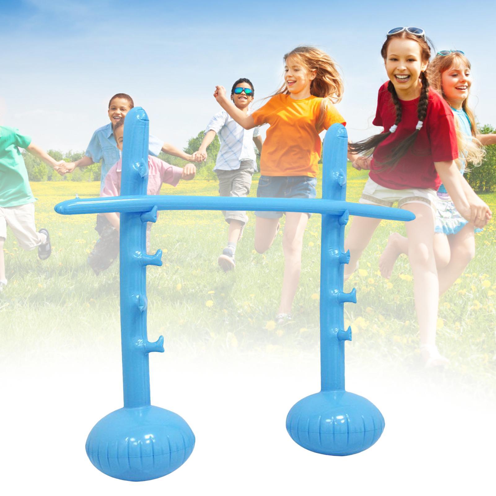 Kids Yard Toys - Nadmuchiwany stojak do limbo z regulowaną