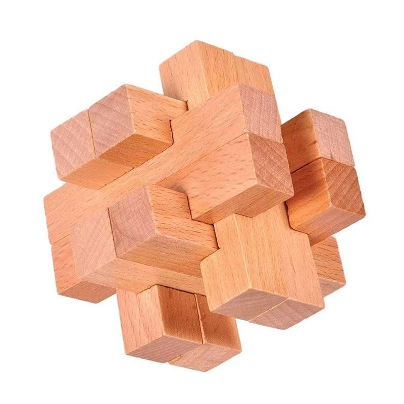 Wooden Puzzle Kids - Drewniany łamigłówka dla dorosłych i dzieci,