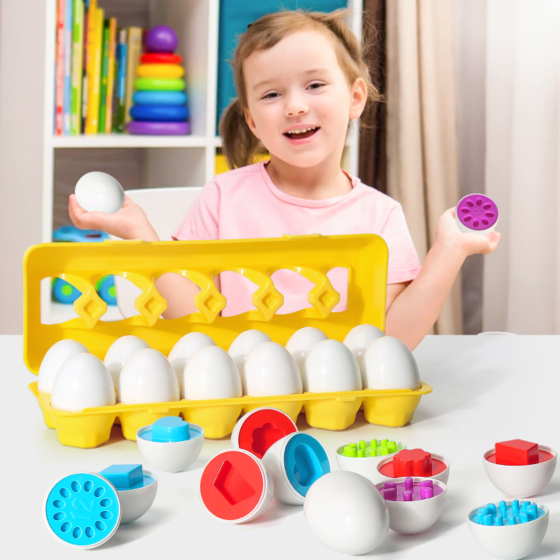 Kids Toys Videos - Jajka śruby Puzzle 3D Montessori nauka