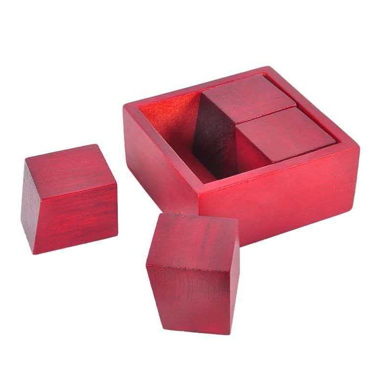 Wooden Puzzle Kids - Niemalmożliwa drewniana łamigłówka logiczna w pudełku,