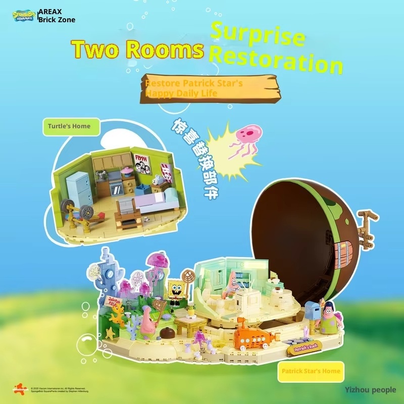Zestaw klocków Spongebob Patri – Kids Xbox Toys recenzja i cena