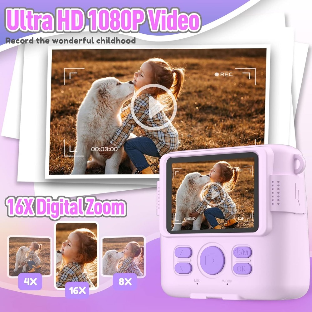 Natychmiastowy aparat fotograf – Kids Toys Videos recenzja i cena