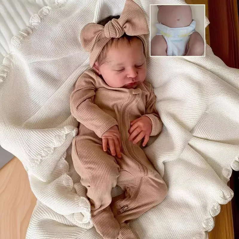 49CM Winylowa Lalka Reborn Lau – Kids Toys New Born recenzja i cena