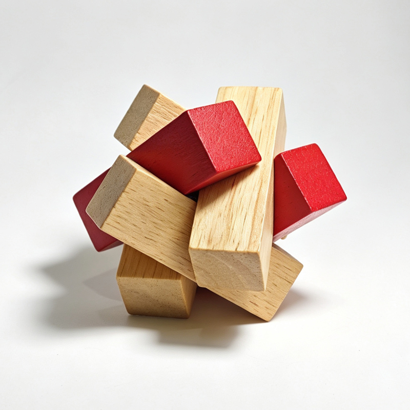 Drewniane łamigłówki dla doros – Wooden Puzzle Kids recenzja i cena
