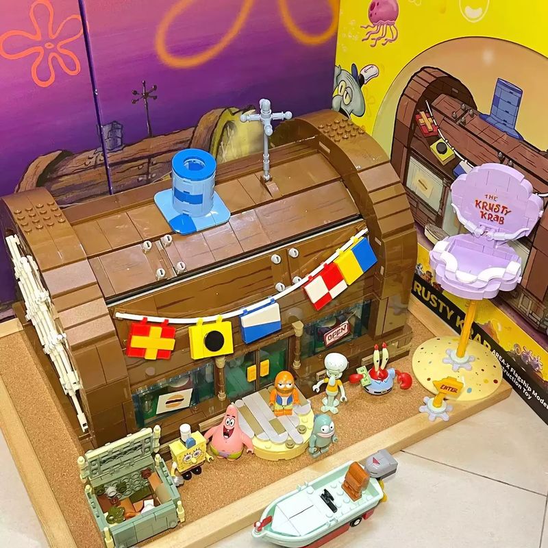 Zestaw klocków SpongeBob Krust – Kids Xbox Toys recenzja i cena