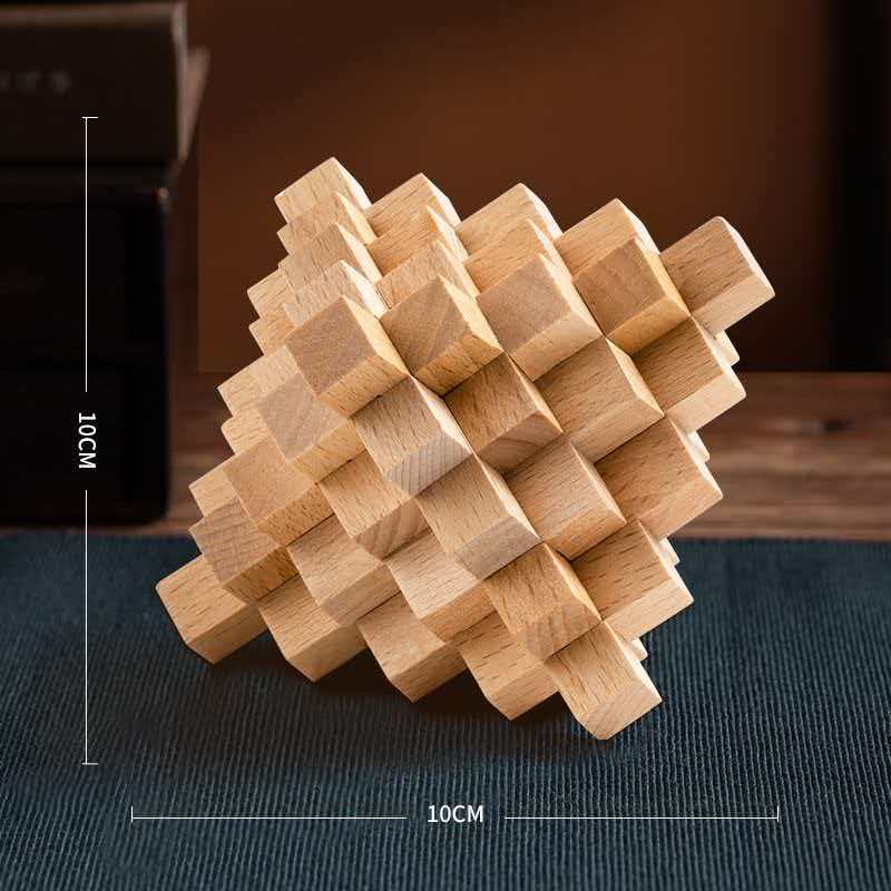 Trudne łamigłówki LuBan Lock w – Wooden Puzzle Kids recenzja i cena