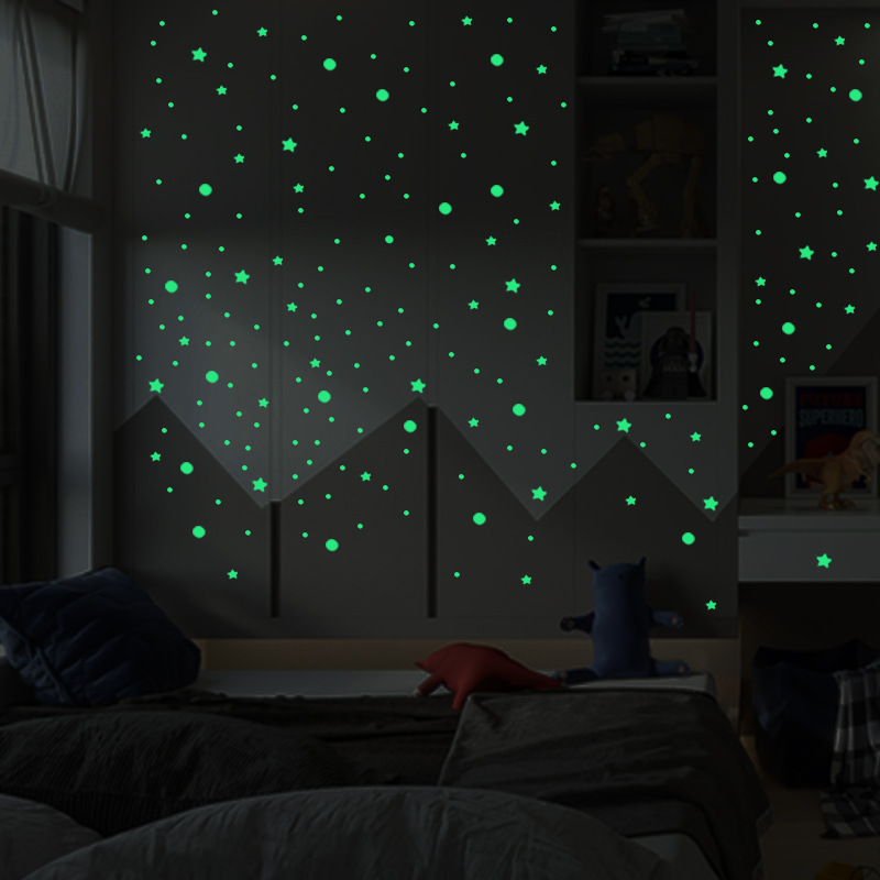 202 sztuk / zestaw 3D Bubble S – Glow In Dark Stars recenzja i cena