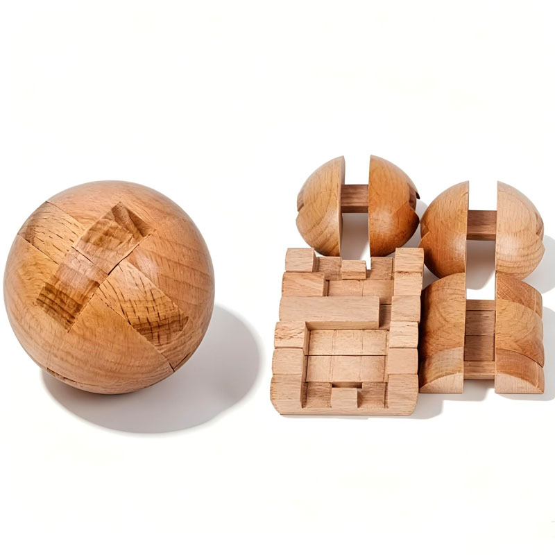 Klasyczna Drewniana Kulka Puzz – Wooden Puzzle Kids recenzja i cena