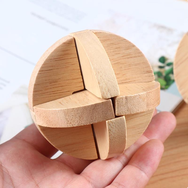 Klasyczna kulka Lu Ban, drewni – Wooden Puzzle Kids recenzja i cena