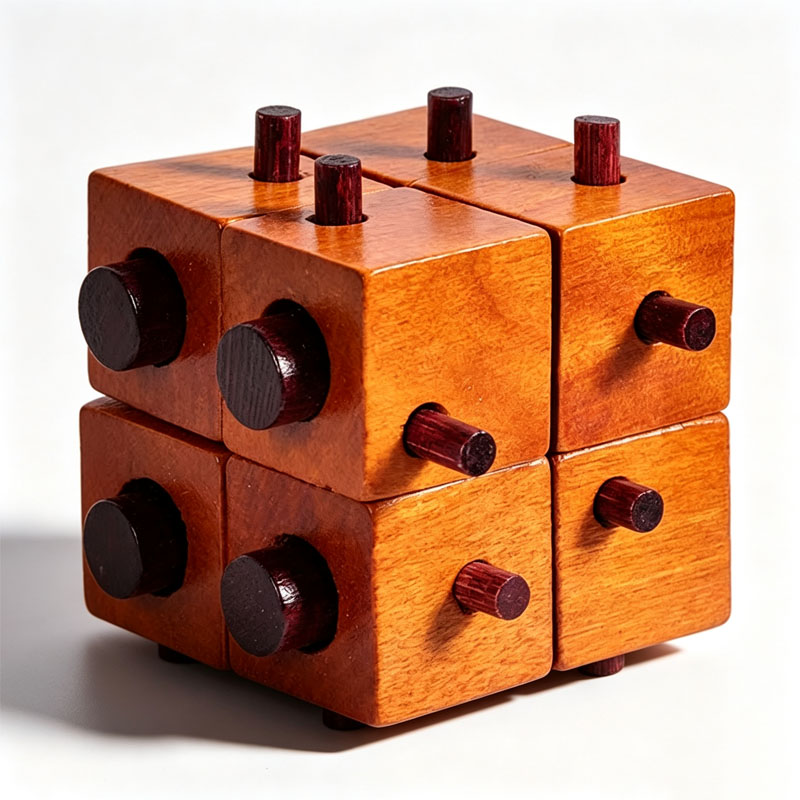Trudny zamek Lubana – drewnian – Wooden Puzzle Kids recenzja i cena