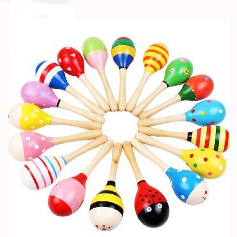 2 szt. Kolorowe drewniane małe – Kids Toys New Born recenzja i cena
