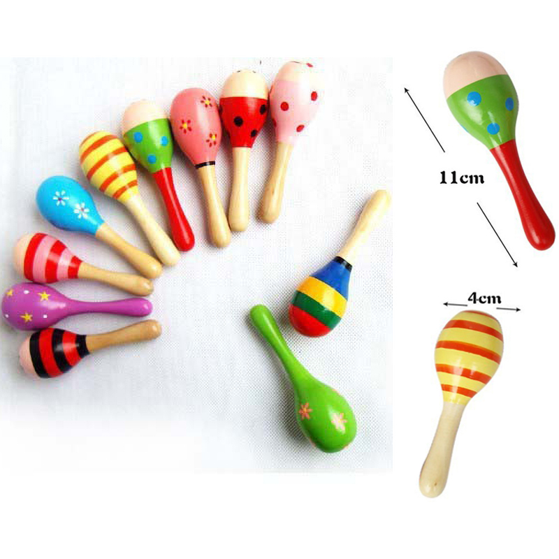 2 szt. Kolorowe drewniane małe – Kids Toys New Born recenzja i cena