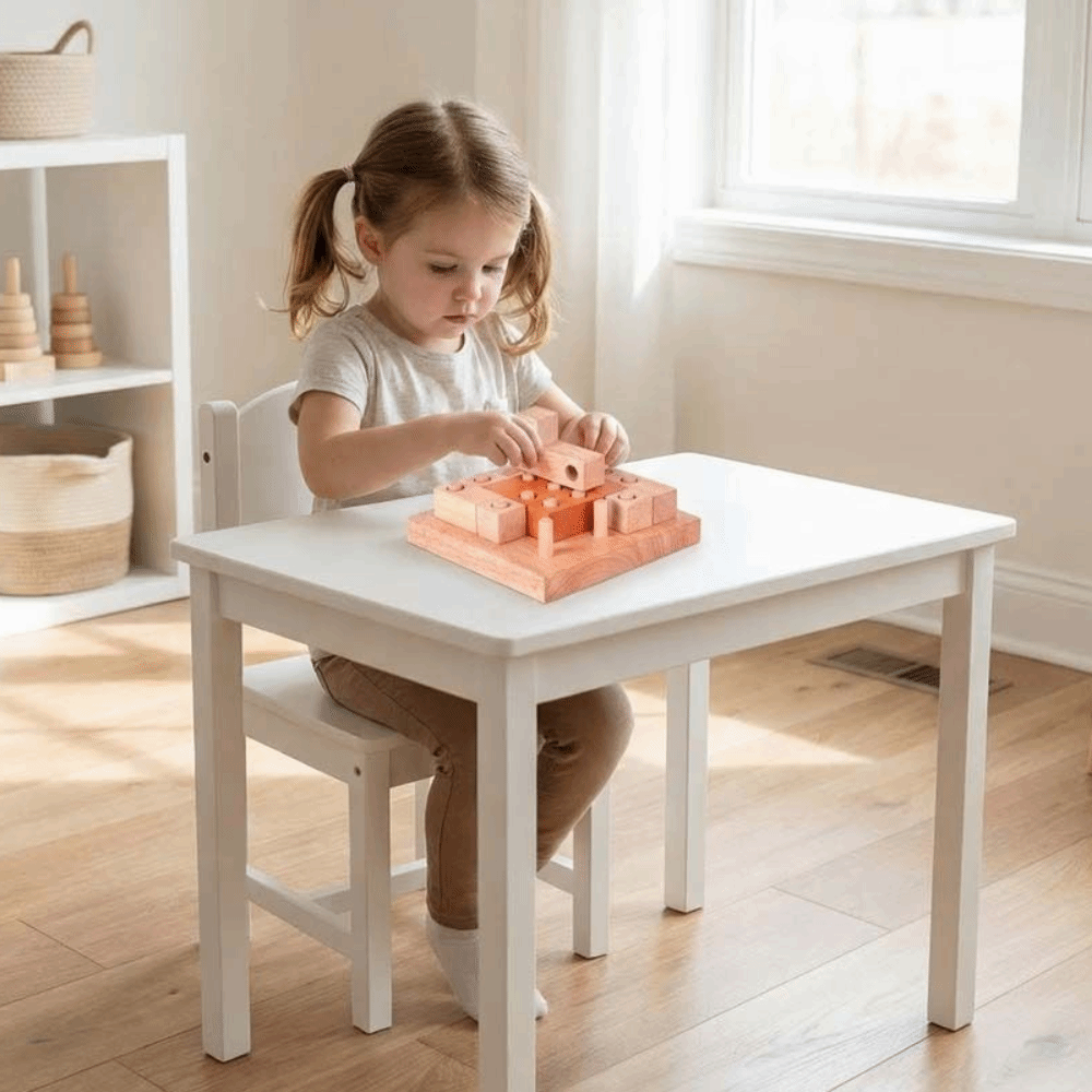 Kreatywna gra logiczna IQ, geo – Wooden Puzzle Kids recenzja i cena